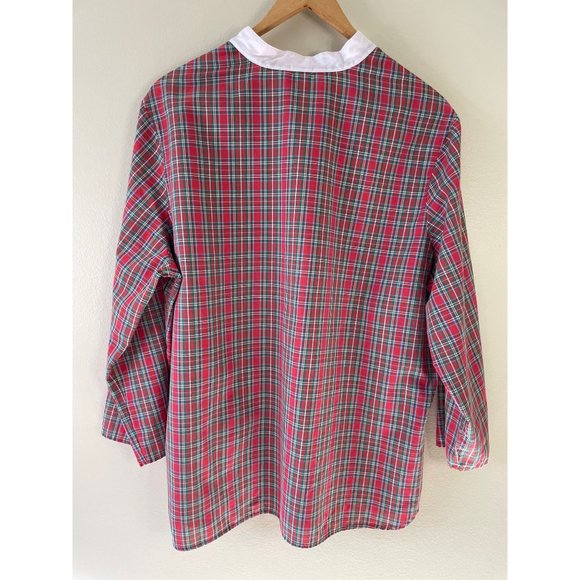 Levi Strauss & Co Checkered Ribbed Neck Top - Picture 2 of 5